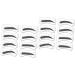 FOMIYES 64 Pairs 8 Eyebrow Shaping Tools Kits Molds Eyebrow Card Eyebrow Stickers Conjoined Eyebrow Powder - Buy Online on GoSupps.com