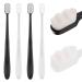 Metagio 4 pieces soft micro nano manual toothbrush extra soft bristle toothbrush with 20 000 bristles soft micro nano manual toothbrush for fragile gum adults