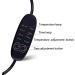 Heated USB Eye Mask | Adjustable Temperature | Relieve Dry Eyes | Fade Black Eye | Heated Eye Massage - Buy Online on GoSupps.com