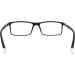 Mini Glasses - Rectangular Reading Glasses for Men & Women | Black Plastic Frame 2.0 Diopters Includes Free Case | International Shipping Available - Buy Online on GoSupps.com