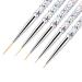 5 pieces nail art liner nail art painting nail art brush nail art design nail art tool acrylic diy uv gel grille strip line pencil set set