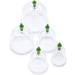 222 Party Cupping Set - 220 Hijama Glasses with Suction Pump & 100 Derby Blades | Beginner & Professional Hacamat | Chinese Physiotherapy Essentials - Buy Online on GoSupps.com
