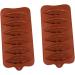 BRIGHTFUFU 2pcs Cake Decorating Mold Gummy Bear Molds Silicone Sugarcraft Mold Candy Mold Cookie Mould Ice Pop Molds Silicone Molds Christmas Decor Popsicles Treats Child Baking Tools Biscuit 9 21*11*2.5cm As Shown - Buy Online on GoSupps.com