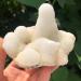 Room Decoration 1pc Natural raw White Crystal Flower Cluster Specimen Snow Crystal Cluster Rough Fish Eye Stone for Decoration Stones 200-300g - Buy Online on GoSupps.com