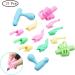 13-Piece Silicone Ergonomic Writing Aid Set | Pencil Grip & Posture Correction Tool for Children & Students | Ideal for Special Needs - Buy Online on GoSupps.com