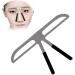 Beavorty 3pcs Eyebrow Ruler Three-point Kits Eyebrow Shaper Stencil Kit Eyebrow Measure Ruler Stainless Steel mediumx3pcs As Shownx3pcs - Buy Online on GoSupps.com