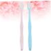 FRCOLOR 2 Pack Fur Toothbrushes - Stylish & Eco-Friendly Cleaning Design for Effective Oral Care - Buy Online on GoSupps.com