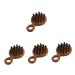 Healeeved 4 Part Period of Wooden ridge Disgusting ridge Broad tooth comb Design ridge for curly hair wood pimples of antistatic head massage curb curve comb hair pimples 12.00x8.30cmx4pcs braunx4st
