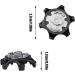 Pack of 16 Replacement Golf Shoe Cleats - Easy Installation Tooth Spikes for All Golfers | International Shipping - Buy Online on GoSupps.com