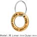 LYL Gold Stainless Steel Dog Tag - Deep Engraving Front & Back Ring Shape (Medium) - International Shipping Available - Buy Online on GoSupps.com