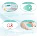 NEWGO Breast Therapy Packs 2 Pack - Hot Cold Gel Packs for Breastfeeding, Swelling, Post Surgery Pain Relief - Green (Nylon Cover) - Buy Online on GoSupps.com