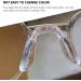 Fomiyes 4 Pieces Soft Nose Pads for Glasses | Comfortable Air Chamber Glass Pad Saddle for Kids | Durable Nose Braid & Pebbles - Buy Online on GoSupps.com