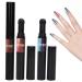 3PCs Nail Magic Powder Pen Holographic Nail Glitter Sticks Nail Art Decoration Easy to color for eyeshadow and nail art for Home Salon