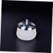 Gobelet pour Rincer Vernis Ongles Cristal avec Couvercle Acier Inoxydable Rond pour Nail Art Accessoires Manucure - Buy Online on GoSupps.com