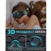 MOXTOYU Bluetooth Sleep Mask Headphones | 3D Contoured | Great for Travel/Nap/Night Relaxation | Black - Buy Online on GoSupps.com