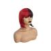 Wig Wig women short bob brown brown cosplay synthetic long women brazilian curly party straight hair 50s 60s 70s 80s