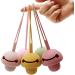 CLS Slvvbn Baby Schnuller Storage Holder - Waterproof Bite Ring Bag for Toddlers | Newborn Organizer Travel Accessories - Dark Red - Buy Online on GoSupps.com