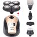 5-in-1 Rotary Electric Razor & Bald Head Shaver | Cordless Rechargeable Beard Trimmer Clippers Nose Hair Trimmer & Facial Cleansing Brush - International Shipping Available - Buy Online on GoSupps.com