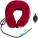 Loft Stone Inflatable Neck Stretcher - Adjustable Neck Support & Decompression Pillow for Chronic Spinal Relief - Rose Red - Buy Online on GoSupps.com