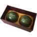 Jade Massage Balls - Hand Massage Baoding Balls for Stress Relief & Health | 2pcs Exercise Roller - Buy Online on GoSupps.com