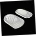 NOLITOY 8 Pairs Silicone Insoles Heel Lift Cushion | Orthotic Support & Invisible Comfort for Plantar Relief - Buy Online on GoSupps.com