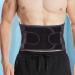 Breathable Lower Back Support Belt - Adjustable Lordosis Pain Relief for Herniated Disc - Wgust Black L/Large for Men & Women - Buy Online on GoSupps.com