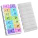 Pill Box Organizer 7 Days AM/PM with 14 Large Compartments - Portable Medicine Storage for Multi-Vitamins & Supplements - Travel-Friendly Design - Buy Online on GoSupps.com