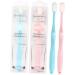 Healvian 4-Piece Nano Ultra-Fine Toothbrush Set - Travel & Child-Friendly Manual Toothbrushes for Gum Care - Ideal for Pregnant Women - Japan Quality - Buy Online on GoSupps.com