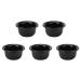 Buy Beard Soap Dish Set - Pack of 5 Glossy Beard Cream Dishes | Ideal for Travel & Daily Use - Buy Online on GoSupps.com
