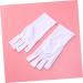 FRCOLOR 3 Pairs Chinese Wooden Ear Display Silicone UV Protection Glove Nail Gloves Manicure Glove Anti-UV Glove Thin Cut White - Buy Online on GoSupps.com
