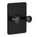 JIACHU Strong Wall Hooks for Hanging Flexible Hooks for Easy Installation for Kitchen Bathroom and Bedroom Black