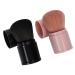 2 Piece Powder Brush Powder Blusher Brush Professional Blusher Brush Flat Retractable Contour Powder Face Brush Loose Powder Brush Makeup Powder Brush