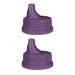 Lifefactory Glass Baby Bottle 9oz with 2 Transitioning Sippy Caps - Grape - Buy Online on GoSupps.com