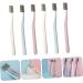 CLISPEED 6pcs Adult Stiff Charcoal Toothbrushes - Enhanced Oral Care & Cleaning - Buy Online on GoSupps.com