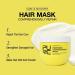 Organic Argan Oil Hair Mask for Dry & Damaged Hair - 100ml Smoothing Leave-In Formula - Anti-Breakage Treatment - Buy Online on GoSupps.com