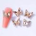 3D Nail Art Rhinestone Crystal AB Butterfly Charms Sparkle Nail Decoration Jewerlry Hand Craft DIY Accessories (MJ20) - Buy Online on GoSupps.com