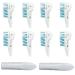 Sensitive Replacement Toothbrush Heads Compatible with Oral-B Cross Action Power 3733 4732 Rotating Powerhead and Crisscross Bristles (White)