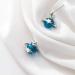 S925 Ongle Champignon Blanc Femme Style Art Cor en Mode Mignon Plan te Bleue Ciel toil Douxune Paire LJBLEUSK - Buy Online on GoSupps.com