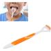 Baby Tongue Scraper Cleaner | Tongue Brush for Bad Breath | Maintain Mouth Health - Orange - Buy Online on GoSupps.com