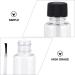 Lurrose 20Pcs Empty Nail Polish Bottles - 20ml Clear Travel Makeup Containers with Caps & Brushes for International Shipping - Buy Online on GoSupps.com