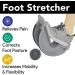 ProHeal Foot Rocker Calf Stretcher with Spiked Ball Massager - Plantar Fasciitis & Achilles Tendonitis Relief - Black (Blue/Purple Ball Options) - Buy Online on GoSupps.com