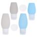 Milisten Silicone Containers 6pcs Travel Bottles Soap Travel Container Empty Perfume Bottle Bottled Cosmetic Silicone Bottle
