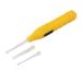 Qtqgoitem Plastic Household Earwax Cleaning Tool Remover Flashlight Earpick Curette Orange (Model: d25 1c9 0f9 5e4 94e)