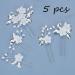 Zasvec Floral Jewelry for Brides Wedding Hairpins Pearl & Crystal Hair Accessories Flower Vine Head Jewelry 6 Pack - Buy Online on GoSupps.com