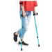 Crutches Medical Adults Adjustable Crutches Aluminum Crutches Adult Pair of Crutches Adjustable Support Forearm Cane question Marche Mobility Assistance Beautiful Scenery Bathing in Sunlight