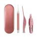 LUKEO 3Pcs/Set LED Light Earpick Eax Wax Removal Spoon Tools Tweezers Nose Cleaning Pick Clip Nipper with Case for Baby Adults