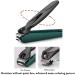 Splash-Proof Nail Clippers Fashionable Design Thick Nails Ingrown Nails Special Home Travel (Dark Green) - Buy Online on GoSupps.com