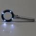 Lightweight Magnifying Glass 5X High-Definition Handheld Zinc Alloy All-Metal Optical Glass Magnifier with 8Led Lights for Lighting Reading Books Lofty Ambition