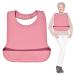 Silicone Adult Bibs for Elderly Adjustable Adult Bibs for Men Women Washable Adult Silicone Bibs with Crumb Catcher bibs