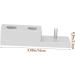 Frcolor Zinc Metal Stand - 3-Piece Razor & Shaving Brush Holder Compact Alloy Storage Box Stylish Silver Hanger for Barbers & Home Use - Buy Online on GoSupps.com
